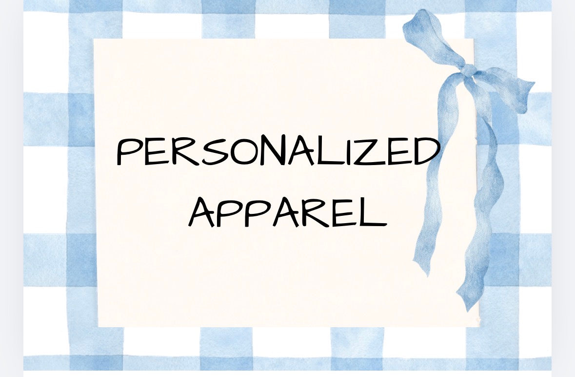 Personalized Apparel
