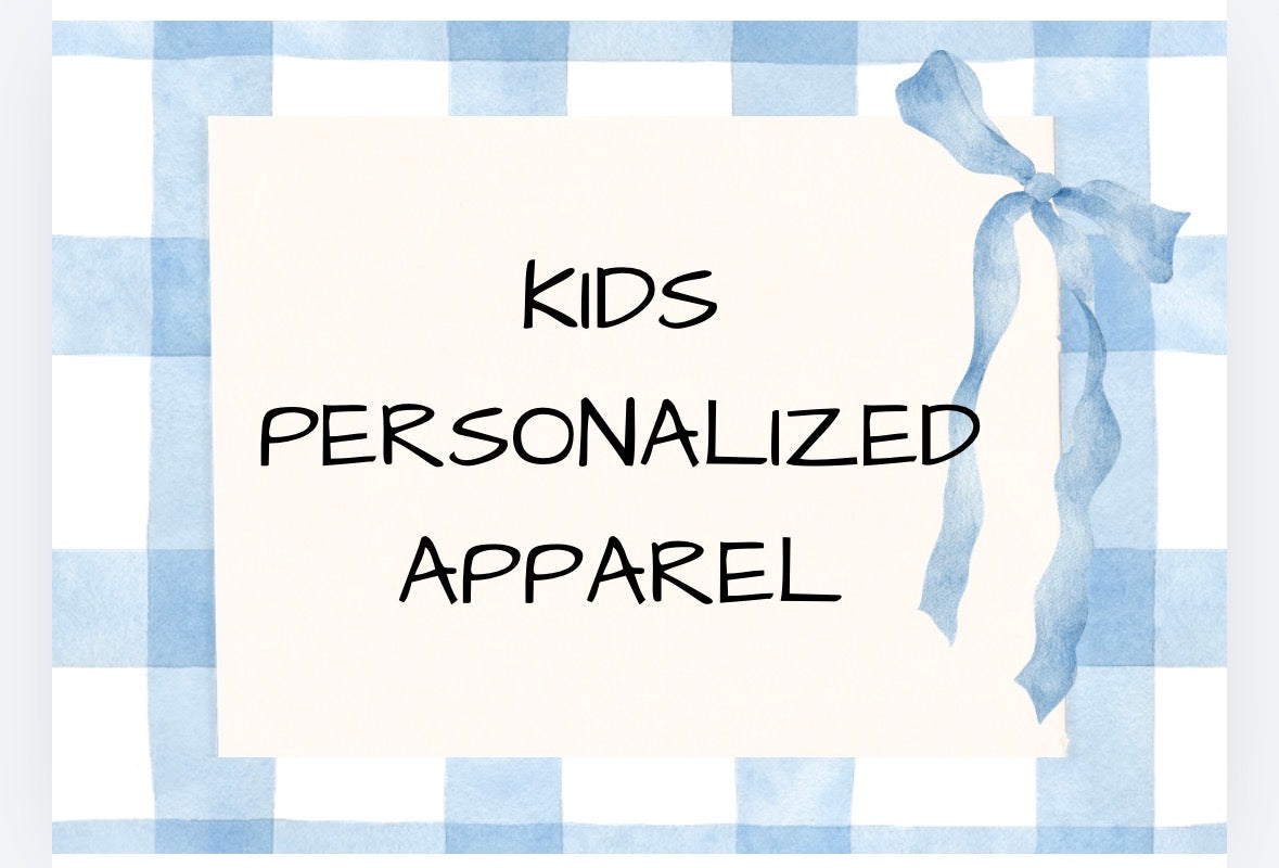 Kids Personalized Apparel