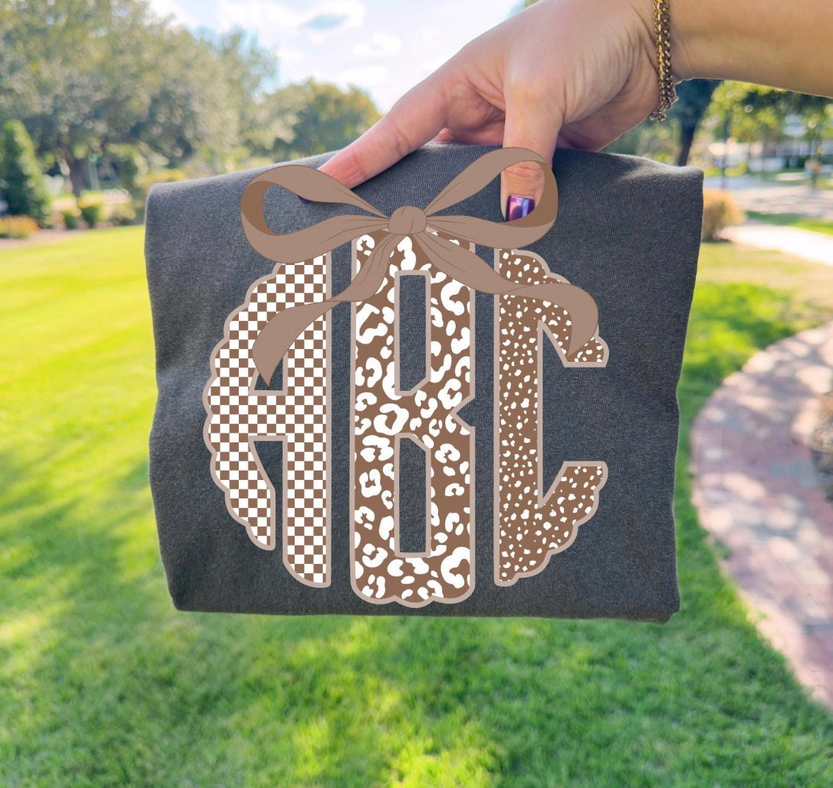 Custom Monogram Tshirt