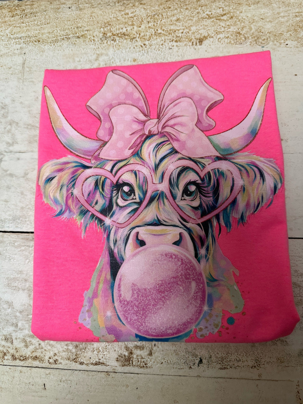 Bubblegum cow