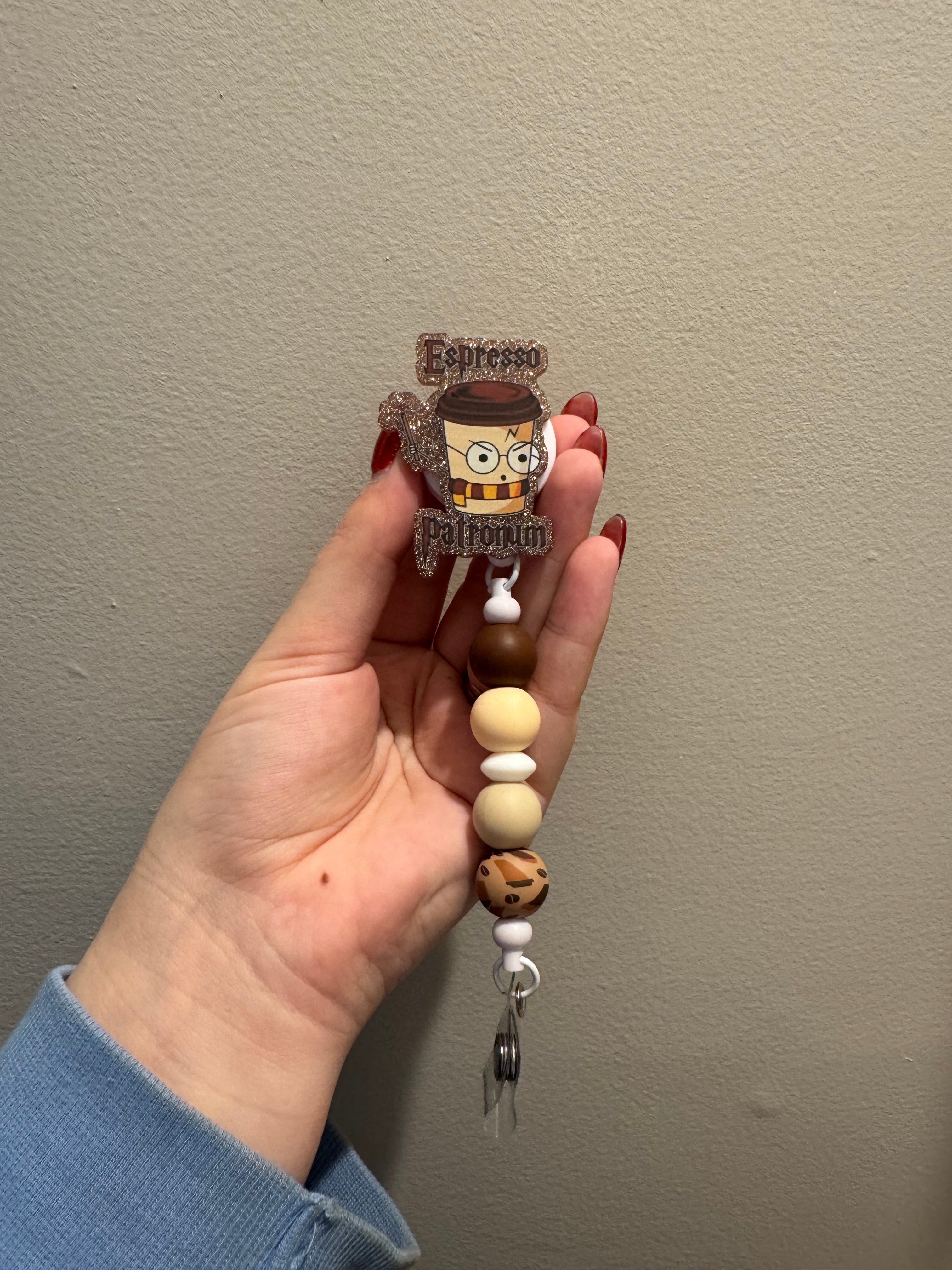 Coffee Badge Reel