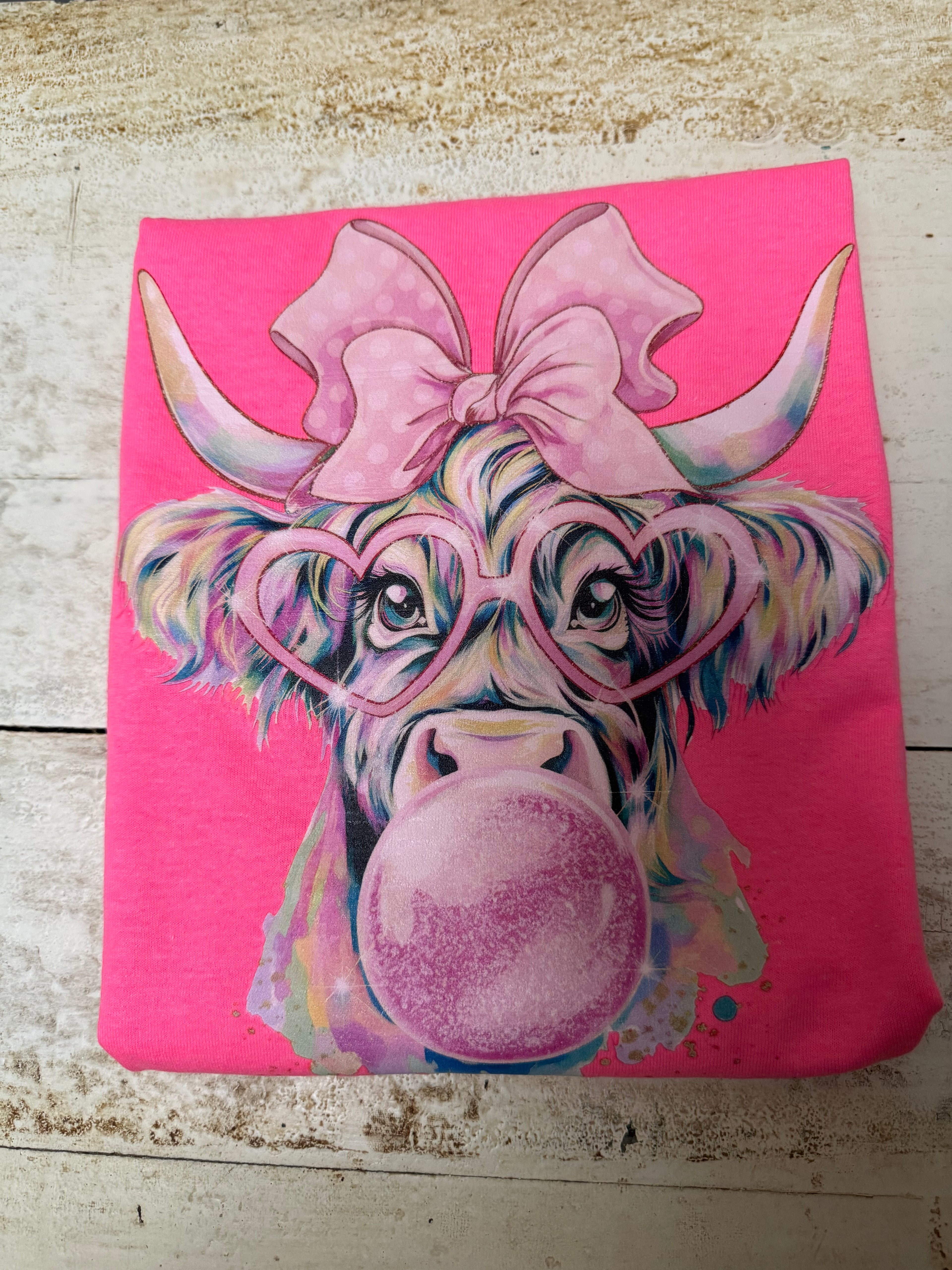 Bubblegum cow